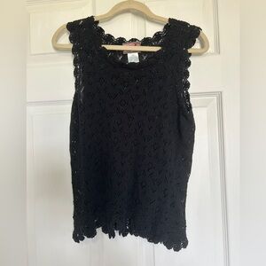 April Cornell Knit Black Tank